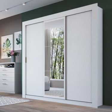 Imagem de Roupeiro Herval Ph 1681 Branco Com Espelho