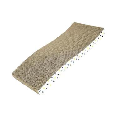 Imagem de Arranhador Para Gatos Grande De Papelão Ondulado Dupla Face, Cama Sofá