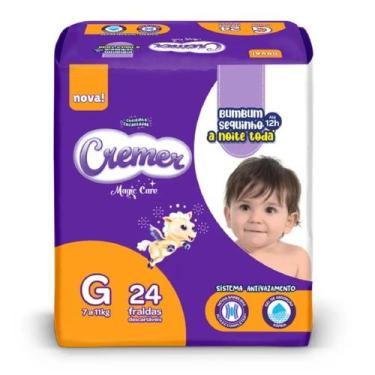 Imagem de Fralda Magic Care Disney Tamanho G 24 Unidades  Cremer, 1 Pacote com 2