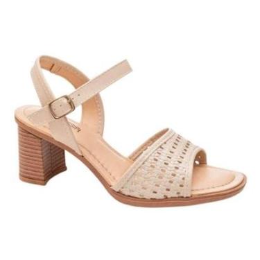Imagem de Sandalia Feminina Mississipi Mf762-01 Off-White-Feminino