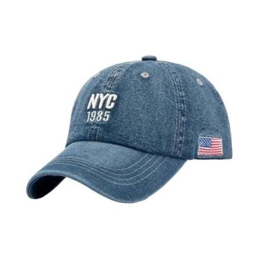 Imagem de Boné De Beisebol Unissex Ajustável Com Bordado NYC 1985, Para Primaver