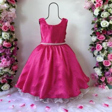 Imagem de Vestido Infantil Curto Fantasia Minnie Baby Com Tiara - Lele Infantil,
