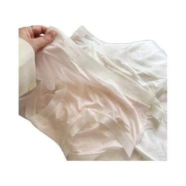 Imagem de Calcinhas Femininas Sexy De Seda Gelada Sem Costura, Secagem Rápida, C