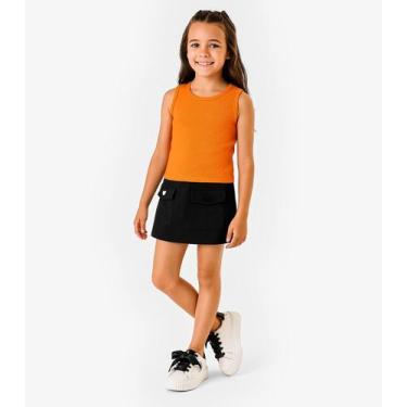 Imagem de Regata Infantil Menina Select Laranja, 3, Laranja