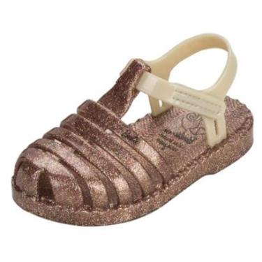 Imagem de Sandalia Infantil Menina Transparência Glitter Barbie Duo-Feminino