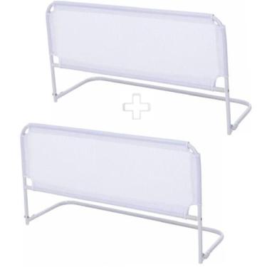 Imagem de KIT 2 Grades de Cama Protetor com Tela de Segurança Para Bebês Criança