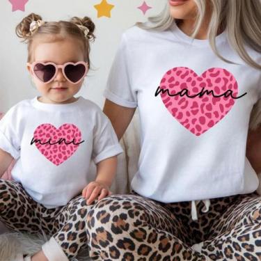 Imagem de Conjunto Revéillon Tal Mãe Tal Filha Camiseta Feminina Kit com 2 - NoB