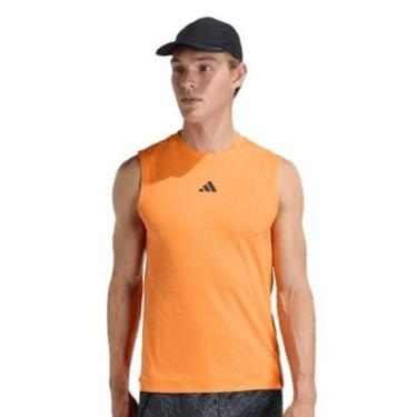 Imagem de Regata Adidas D4T Power 3 Stripes Masculina - Laranja M-Masculino