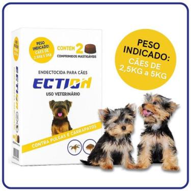 Imagem de Antipulgas e Carrapatos Ection 2 Comprimidos para Todas as Raças e Pes