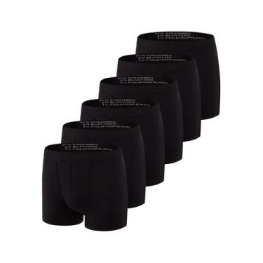 Imagem de Kit com 6 Cuecas Boxer Trifil 4620, Preto, P