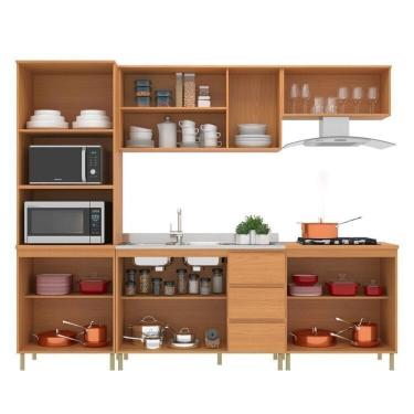 Imagem de Cozinha 5 Modulos 12 Portas e 3 Gavetas Florença Angelin/Cobalto