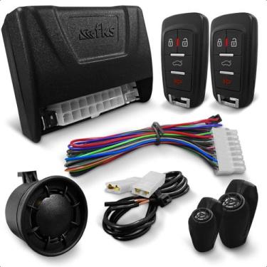 Imagem de Kit Completo Alarme Automotivo Carro Bloqueio de Motor Anti Furto 3 sa