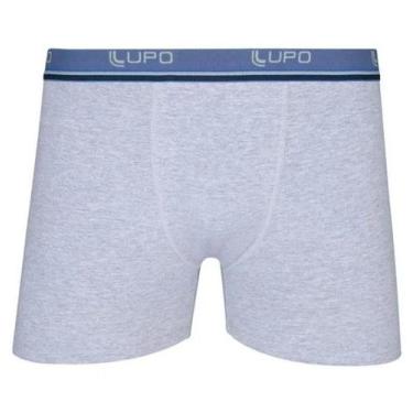 Imagem de Cueca Lupo Boxer em Algodão 523-002, Cinza, GG