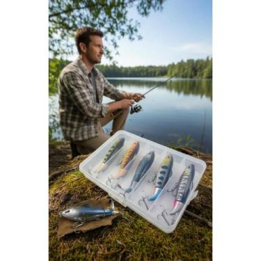 Imagem de 2x Isca Artificial Hélice Surface Predadores 5 Unid. 9cm 13. - Congrat