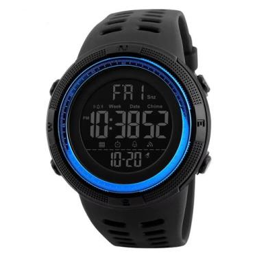 Imagem de Relógio Masculino Relógio Skmei Digital 1251 Preto e Azul