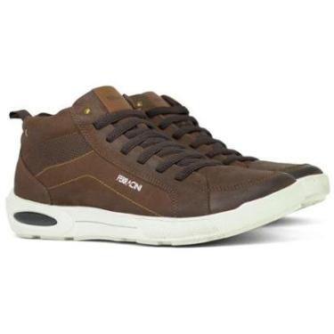 Imagem de Bota Masculina Ferracini Casual Pulse 24h Couro Legítimo Elástico Zíper Conforto 2268-M...