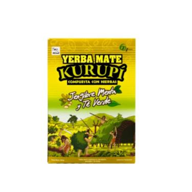 Imagem de Erva Mate para Tereré Jengibre Menta y Té Verde 500 gramas - Kurupí