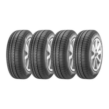 Imagem de Kit 4 Pneus Pirelli Aro 14 185/70 R14 P400 Evo 88T