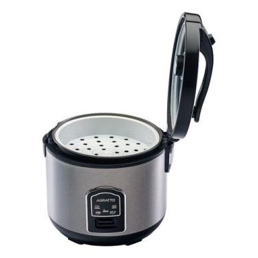 Imagem de Panela De Arroz Elétrica 10 Xícaras 5 em 1 Agratto Visor Vidro, 10 xic