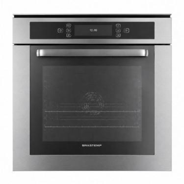 Imagem de Forno elétrico brastemp 60cm de embutir 67l em aço inox 220v bo260arbn