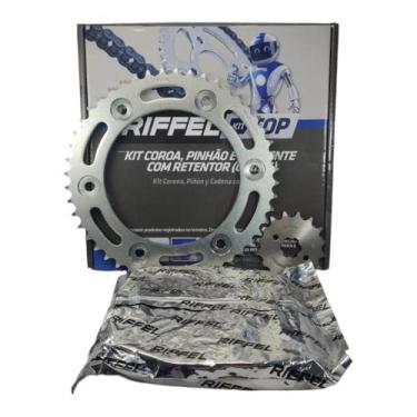 Imagem de Kit Transmissão Relação Honda Nxr Bros160 Xre190 C/ Retentor - Império
