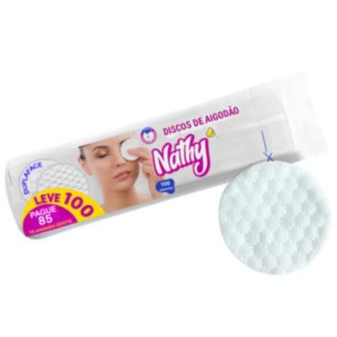 Imagem de Discos de Algodão Nathy 100 Un Ultra Macios Absorventes