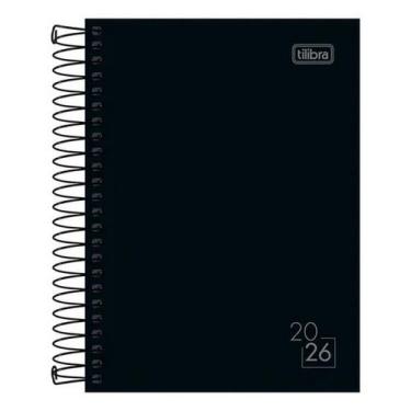 Imagem de Agenda Tilibra Espiral Diária Spice Preta M3 2026