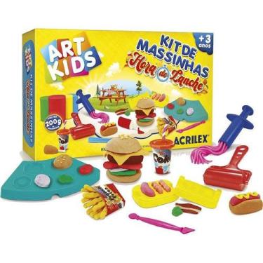 Imagem de Massa Para Modelar Criativa Art Kids Hora Do Lanche 200g