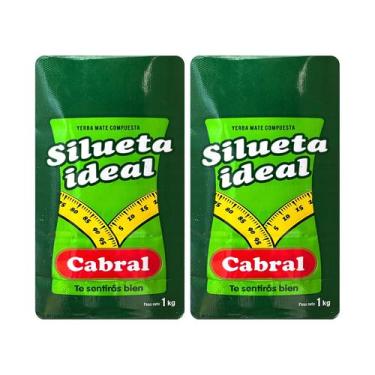 Imagem de Erva-mate Silhueta Ideal 1kg - Pacote com 2 unidades (Blend de Ervas) 
