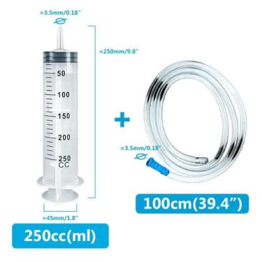 Imagem de Seringa Plástica De Grande Capacidade 50ml-550ml Com Mangueira De 100c