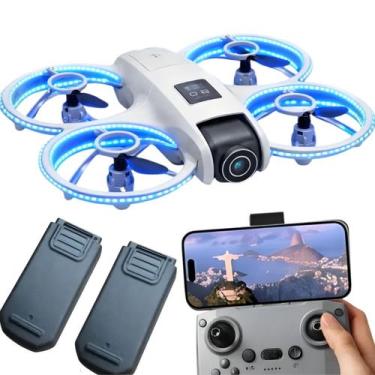 Imagem de Drone D1 Pro Câmera HD 1080P WiFi FPV 2 Baterias Controle Remoto Dobrá