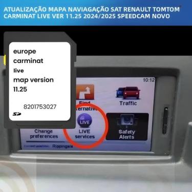 Imagem de MAPA DE ATUALIZAÇÃO SAT NAV RENAULT TOMTOM CARMINAT LIVE ver 11.25 202