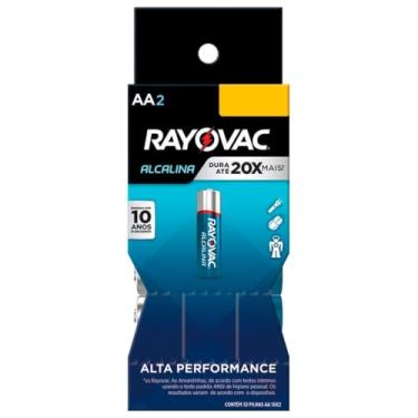 Imagem de Pilha, Rayovac, Alcalina 208010, Azul, Aa, Pequena, Pacote de 32