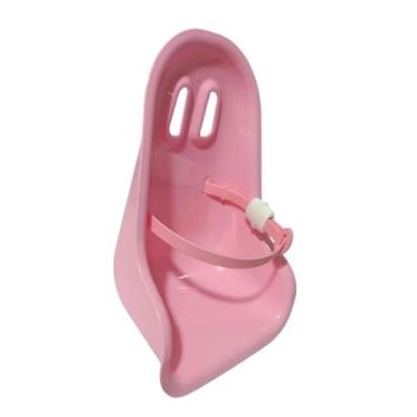 Imagem de Cadeirinha de boneca para bicicleta Aro 12 - Nathor, Rosa claro