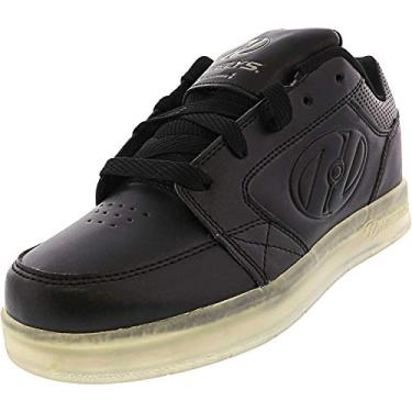 Imagem de HEELYS Sapato infantil unissex de salto alto com rodas, Preto - T, 1 Little Kid