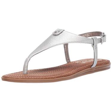 Imagem de Circus by Sam Edelman Sandália feminina Carolina Flat, Parafuso de prata macia, 5
