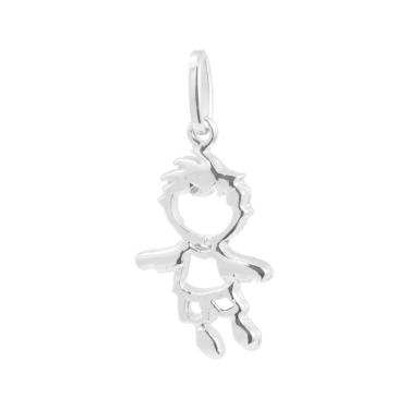 Imagem de Pingente Prata Menino 18x10mm