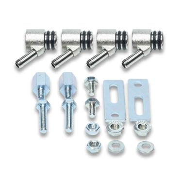 Imagem de Kit 4 Adaptadores De Bico Rampa Flauta Rail Gnv 2 Orings 6mm