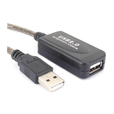 Imagem de Cabo Extensor USB Macho X Fêmea Amplificado 10 Metros