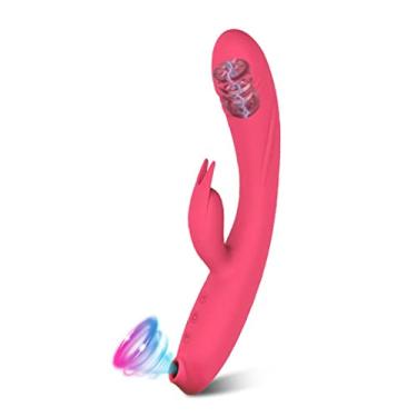 Imagem de Vibradores 3 em 1 Estimulador Ponto G Coelho Sexual Clitóris Dildo Sucção Brinquedos Sexuais Para Adultos Erótico Zatla (Rosa)