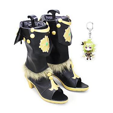 Imagem de Sapatos Cosplay Genshin Impact Collei Cosplay, botas e chaveiro personalizados feitos à mão