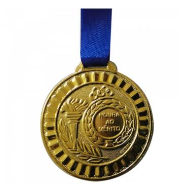Imagem de Kit com 5 Medalhas Honra ao Mérito Grande 55mm Gedeval