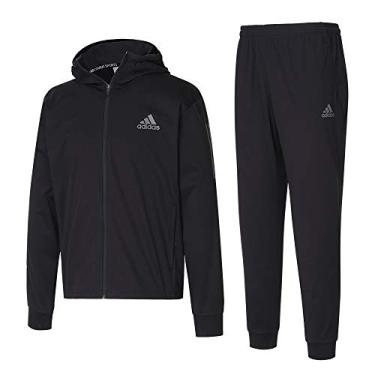 Imagem de adidas Terno de sauna feminino Slim Fit Hydro Performance com capuz