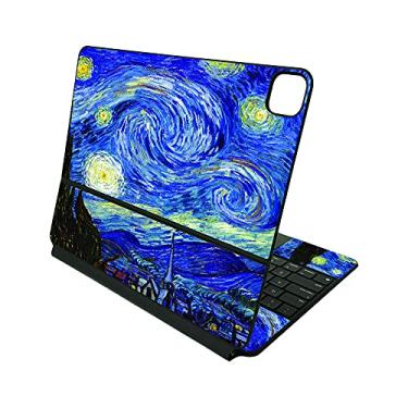 Imagem de Película MightySkins compatível com o teclado Apple Magic para iPad Pro 12,9 polegadas (5ª geração) – Noite estrelada | Capa protetora, durável e exclusiva de vinil | Fácil de aplicar | Feito nos EUA