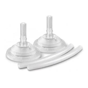 Imagem de Kit 2 Canudos Válvulas Silicone Avent Copos Dinossauro