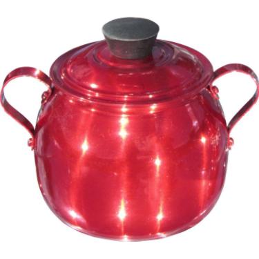 Imagem de Açucareiro Bojudo Vermelho 500g