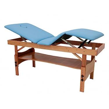 Imagem de Maca SPA Fixa com 03 Posições e Ajuste de Altura - Arktus - Azul Claro