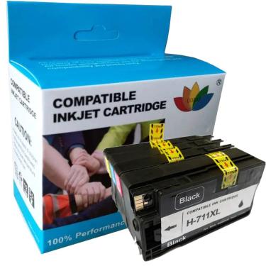 Imagem de Coaap compatível 711 cartucho de tinta para hp711 designjet t 120 520 impressora t120 t520 24-in