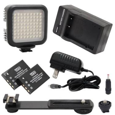 Imagem de Iluminação de câmera digital Sony Cyber-shot DSC-H300 5600K Temperatura de cor, lâmpada de matriz de 72 LEDs - Kit de luz LED de foto e vídeo digital