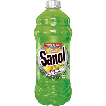 Imagem de Sanol Desinfetante Líquido Para Uso Geral Citronela 2 Litros Verde